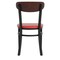Flash Furniture Red Vinyl Seat Dining Chair with Walnut Wood Back XU-DG6V5RDV-WAL-GG - alternate 6